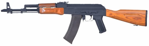 Classic Army AK74 SLR105 A1 Airsoft AEG Rifle w/ Battery & Charger, Black w/ Real Wood