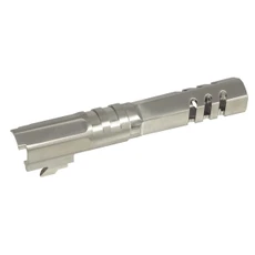 Atlas Custom Works Stainless Steel Hexagon Outer Barrel for Tokyo Marui Hi-Capa 5.1 GBB, Silver