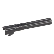 Atlas Custom Works Stainless Steel Fluted Outer Barrel for Tokyo Marui Hi-Capa 5.1 GBB Pistols, Black