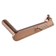 Atlas Custom Works Stainless Steel Slide Stop Type 7 for Marui TM Hi-Capa GBB Pistol, Brown