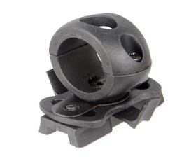 Lancer Tactical SpecOps Military Style Helmet 20mm Rail Flashlight Clamp, Black Lancer Tactical SpecOps Military Style Helmet 20mm Rail Flashlight Clamp, Black