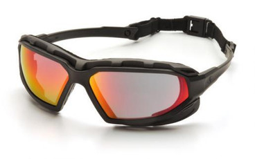 Pyramex Highlander Plus Airsoft Safety Goggles, Sky Red Mirror Lens Pyramex Highlander Plus Airsoft Safety Goggles, Sky Red Mirror Lens