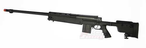 Well MB4407 PGM Full Sized Airsoft Sniper Rifle with Rails and Folding Stock