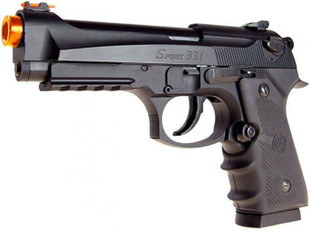 WG Full Metal M9 CO2 Blowback Airsoft Pistol, Black WG Full Metal M9 CO2 Blowback Airsoft Pistol, Black