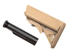 GandG Extended Battery Crane Stock and Buffer Tube Kit, Tan GandG Extended Battery Crane Stock and Buffer Tube Kit, Tan