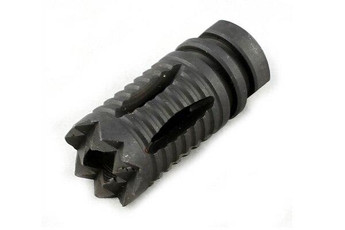 Tactical -14 CCW Threaded Metal Steel Flash Hider Version 6/ Medieval Style Tactical -14 CCW Threaded Metal Steel Flash Hider Version 6/ Medieval Style