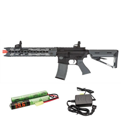 Valken Battle Machine AEG V2.0 TRG-L Black/Grey w/ Battery and Charger