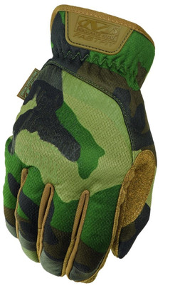 Mechanix FastFit Gloves, Woodland Camo