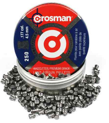 Crosman Competition .177 Cal, 7.4 Grains, Wadcutter, 250 Ct., Pellets