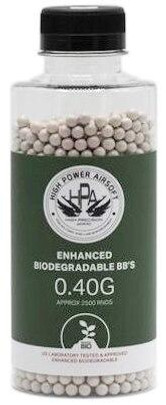 HPA 0.40g Biodegradable Airsoft BBs, 2500 Ct