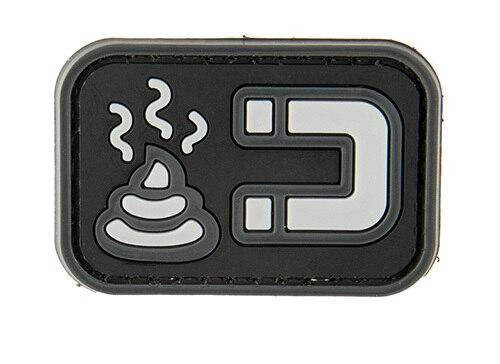 G-Force S Magnet PVC Morale Patch, Gray