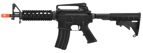 WE-Tech Full Metal M4 CQB Open Bolt Gas Blowback Airsoft Rifle, Black