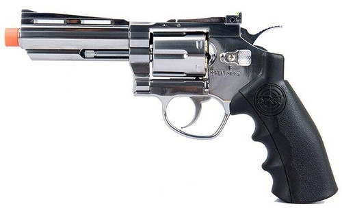 SRC Titan 4 Full Metal Co2 Airsoft Revolver, Silver