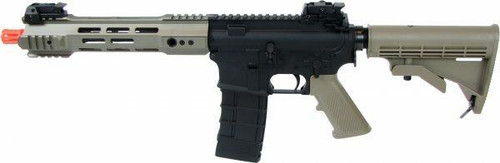 KJW M4 V3 Full Metal Gas Blowback Airsoft Rifle, Two-Tone