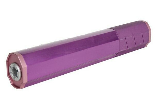 Helix Trident Mock Airsoft Suppressor, Purple CW or CCW