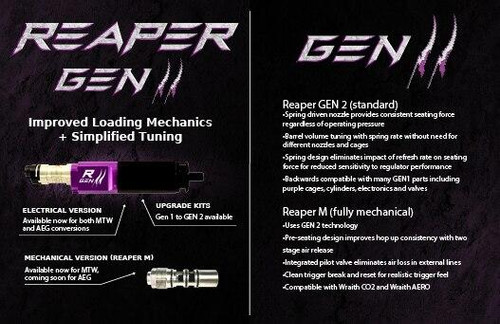 Wolverine REAPER Gen 2 V3 AK-47 Cylinder w/ Premium Edition Electronics and Bluetooth FCU HPA Kit