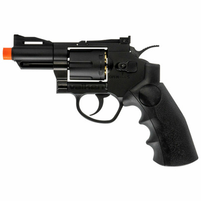 Valken 2.5 CO2 Powered Airsoft Revolver, Black
