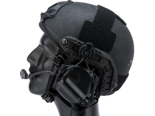 Earmor M32H MOD3 Tactical Communication Hearing Protector for ARC FAST MT Helmets, Black