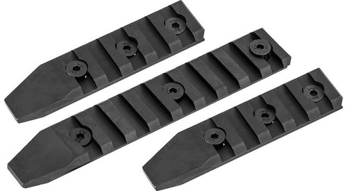 Lancer Tactical Keymod Rail Panels for LT-19 M4 Carbine, 3 pcs, Black