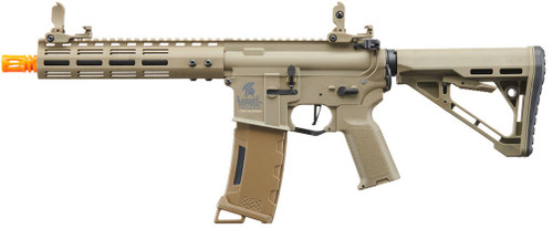 Lancer Tactical Gen 3 Archon 9" M-LOK M4 Airsoft Rifle w/ Delta Stock, Tan