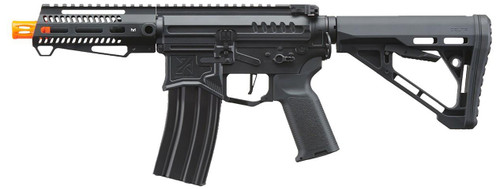 Zion Arms R15 Mod 1 Short Barrel Airsoft Rifle with Delta Stock, Black
