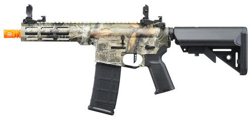 Lancer Tactical Viking 7" M-LOK Proline Series M4 Airsoft Rifle w/ Crane Stock, Real Tree Licensed Camo