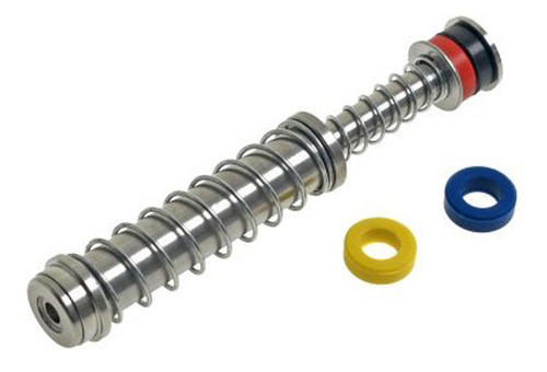 CowCow Stainless Steel Guide Rod Set for Umarex / VFC Glock 17 Gen 4 Gas Blowback Pistols, Silver