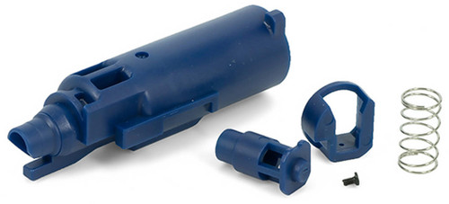 Airsoft Masterpiece EDGE Custom "Long Version" Enhanced Short Stroke High Flow Nozzle for Hi-Capa/1911, Blue