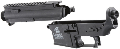 Lancer Tactical Polymer M4 Receiver Set for Airsoft AEGs, Black