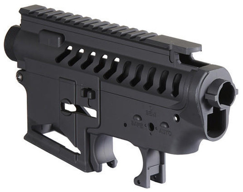 Lancer Tactical M4 AEG Full Metal Upper and Lower Receiver, Black