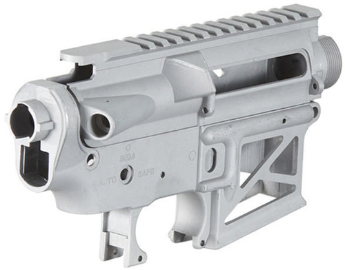 Lancer Tactical M4 AEG Full Metal Unpainted Skeletonized Upper and Lower Receiver