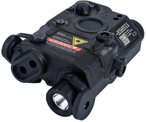 ACW LA-5 PEQ15 Illuminator with Flashlight and Visible and IR Red Laser, Black