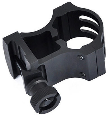 ACW Single 30mm Skeletonized Scope Mount, Black
