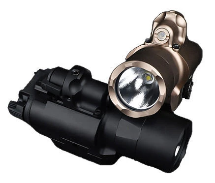 ACW X400 Ultra 450 Lumen Pistol Light and Laser, Black | Airsoft