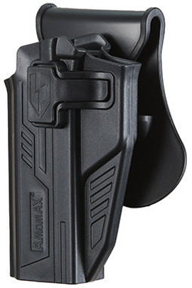 Amomax Tactical Left-Handed Holster for STI Hi-Capa 2011 Series Pistols, Black