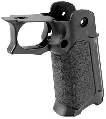 Laylax Nine Ball Custom Slim R Grip for Hi-Capa Gas Blowback Airsoft Pistols, Black