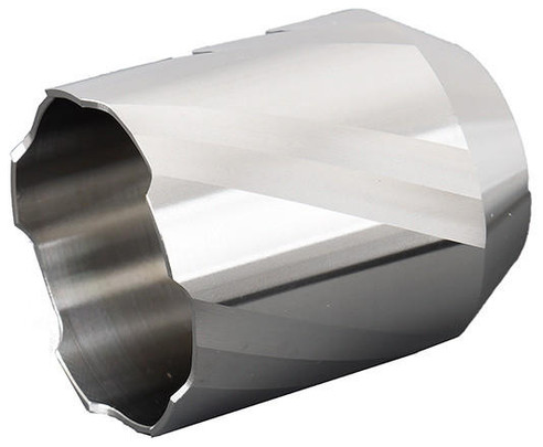 Atlas Custom Works Airsoft Compensator Blast Shield, Silver