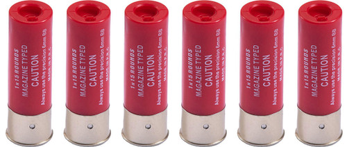 G-Force 15 Round Shotgun Shells for Multi & Single-Shot Airsoft Shotguns 6 Pack, Red