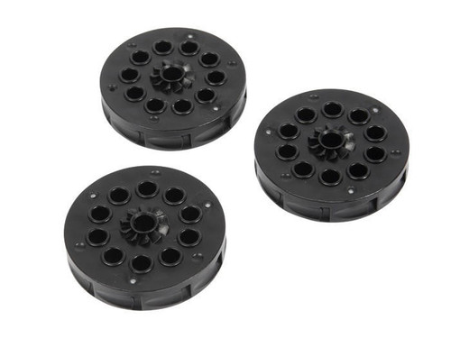 Colt 357 Python 10rds CO2 Rotary Pellet/BB Revolver Magazines, 3 Pack, Black