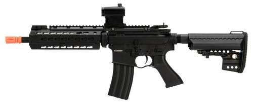 CYMA Keymod-S 10.5" Barrel RIS M4 Airsoft AEG Rifle, Black