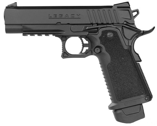 ICS Hi-CAPA Legacy 4.3 Metal Slide Competition Airsoft GBB Pistol, Black