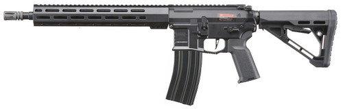 Lancer Tactical Gen 4 Predator SBR Airsoft AEG Rifle w/ PTS SR 12.5" Rail System & Nebula II ETU, Black