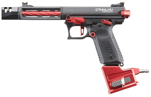 Custom Lancer Tactical RED RACER Tandemkross CTHULHU GBB Airsoft Pistol, Red/Black