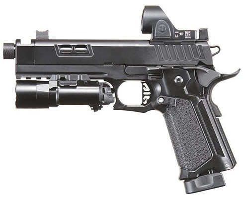 Custom Army Armament KAGE R604 Hi-Capa GBB Airsoft Pistol, Black