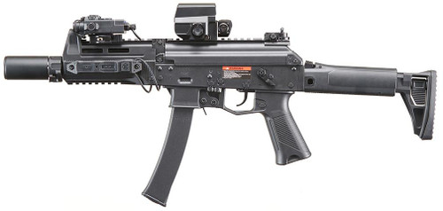 Custom Lancer Tactical ARGO PPK-20 Gen 3 Compact AEG Airsoft SMG, Black