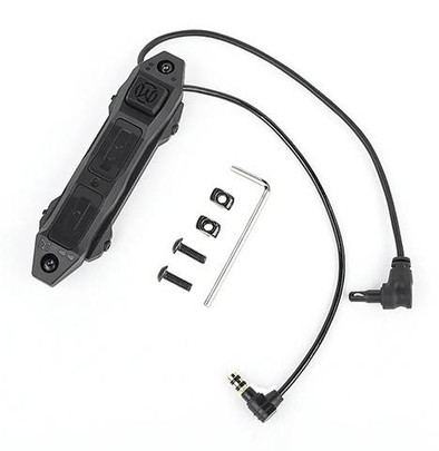 Atlas Custom Works Tactical Augmented Dual Function Tape Switch w/ Button Lock, Black