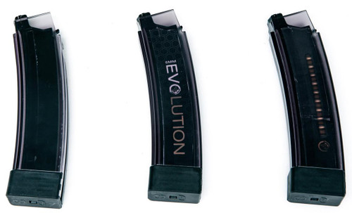 ASG Scorpion EVO 3-A1 75rd Magazine, 3pack, Smoke