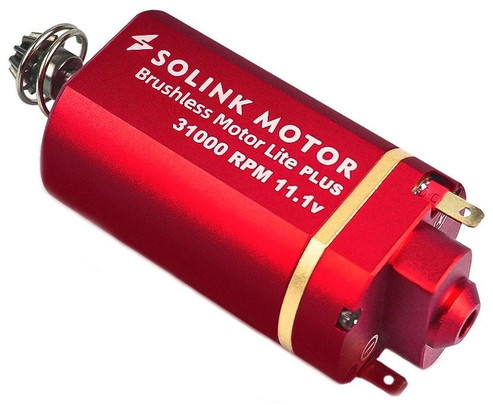Solink Lite Plus Brushless 31K RPM Classic Airsoft AEG Motor, Short