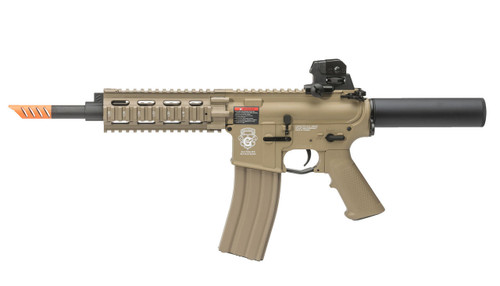 GandG Combat Machine CQW WASP Blowback Tan Airsoft Rifle