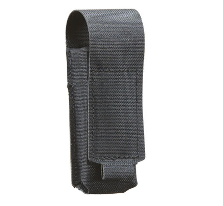 Lancer Tactical Laser Cut Single Pistol Magazine Pouch with Flap Cover, Black